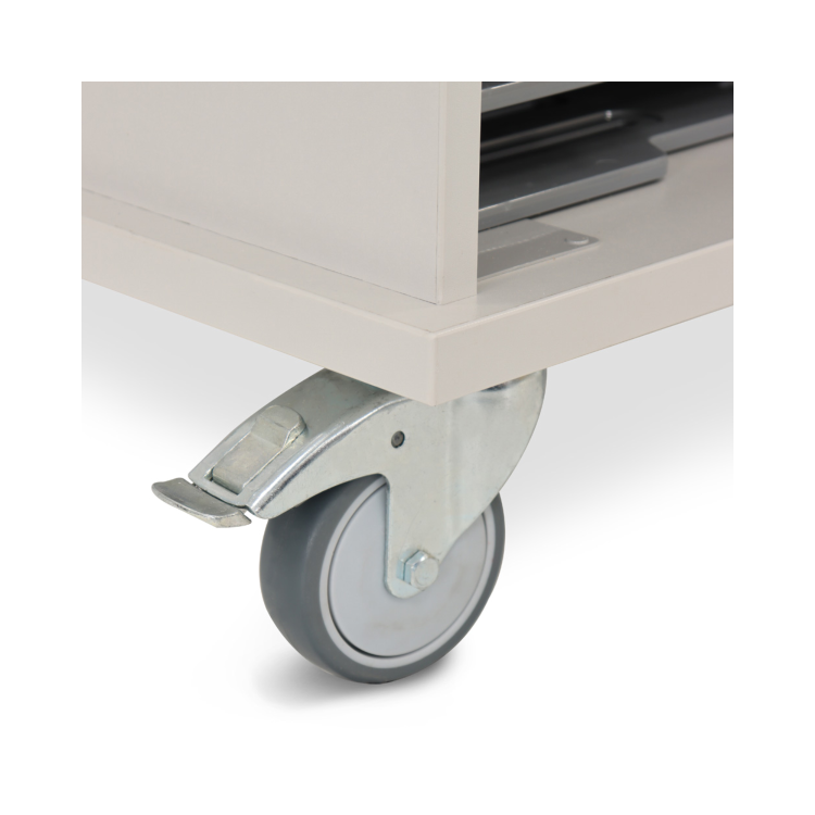LapCabby Lyte Single Door 16 Laptops or Chromebooks and Tablets up to 15.6" Charging Trolley