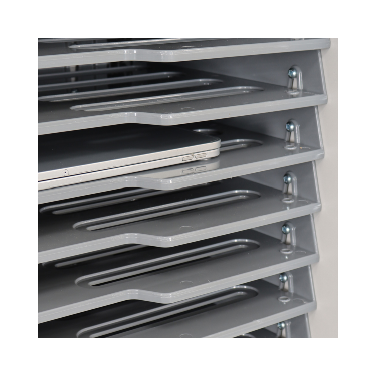 LapCabby Lyte Single Door 16 Laptops or Chromebooks and Tablets up to 15.6" Charging Trolley