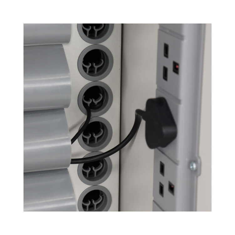 LapCabby Lyte Single Door 16 Laptops or Chromebooks and Tablets up to 15.6" Charging Trolley