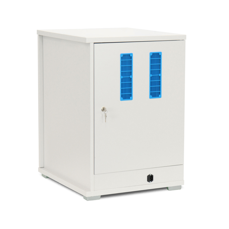 LapCabby Lyte Single Door Plastic Shelf 16 Laptops or Chromebooks and Tablets up to 15.6" Charging Cabinet