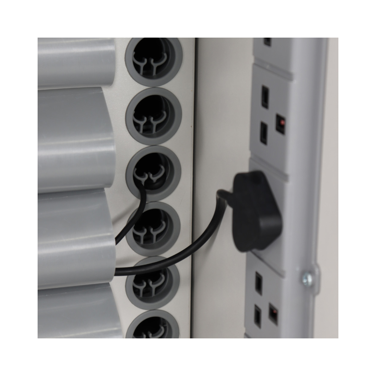 LapCabby Lyte Single Door Plastic Shelf 16 Laptops or Chromebooks and Tablets up to 15.6" Charging Cabinet