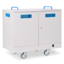 LapCabby Lyte Double Door 32 Laptops or Chromebooks and Tablets up to 15.6" Charging Trolley