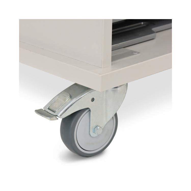 LapCabby Lyte Double Door 32 Laptops or Chromebooks and Tablets up to 15.6" Charging Trolley