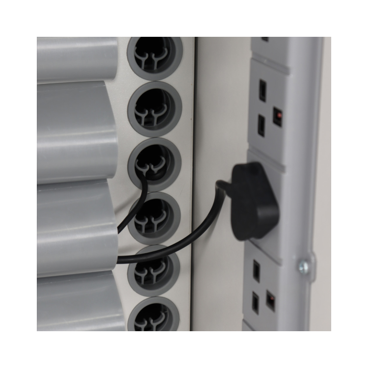LapCabby Lyte Double Door 32 Laptops or Chromebooks and Tablets up to 15.6" Charging Trolley