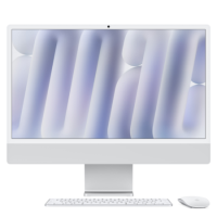 Apple iMac 2024 M4 10-Core 24GB RAM 512GB SSD 24 Inch 4.5K All-in-One PC - Silver
