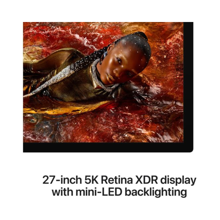 Apple Studio Display XDR 27" 5K Retina Standard Glass Tilt & Height-Adjustable Monitor