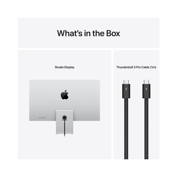 Apple Studio Display 27" 5K Retina Standard Glass Tilt-Adjustable Monitor