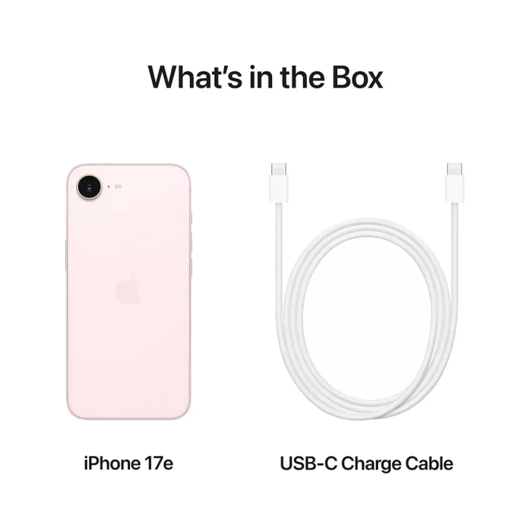 Apple iPhone 17e Soft Pink 6.1" 256GB 5G Unlocked & SIM Free Smartphone
