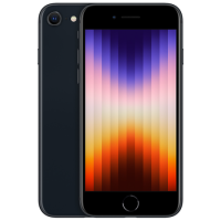 Refurbished Apple iPhone SE 3rd Gen Midnight 4.7" 64GB 5G Unlocked & SIM Free Smartphone