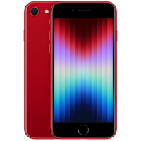 Refurbished Apple iPhone SE 3rd Gen Red 4.7" 64GB 5G Unlocked & SIM Free Smartphone