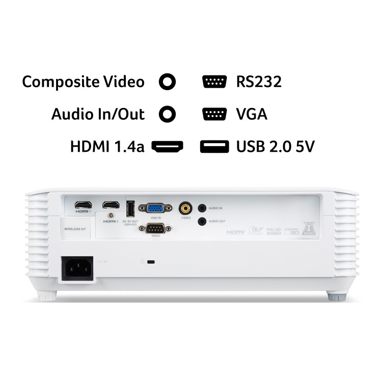 Acer H6518STi Full HD 3500 Lumens Short Throw DLP Projector