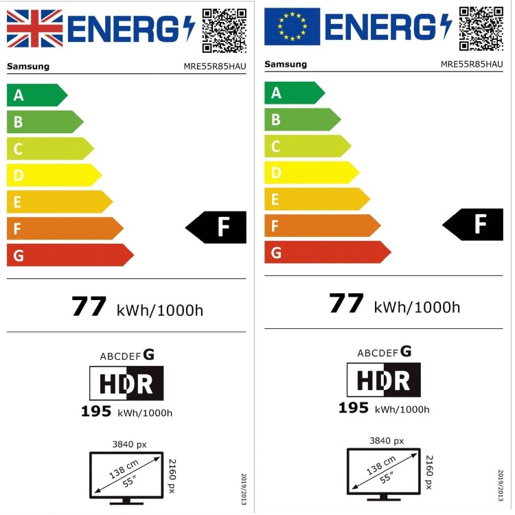 Samsung MRE55R85HAUXXU 55" Micro RGB 4K Ultra HD Smart TV with Tizen OS HDR & AI Picture Enhancement