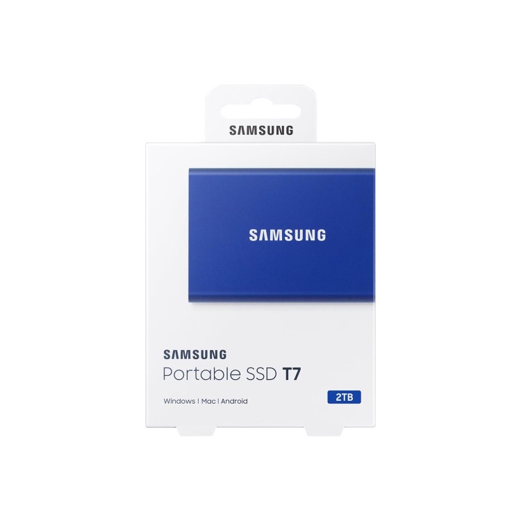 Samsung T7 External Portable SSD 2TB Blue