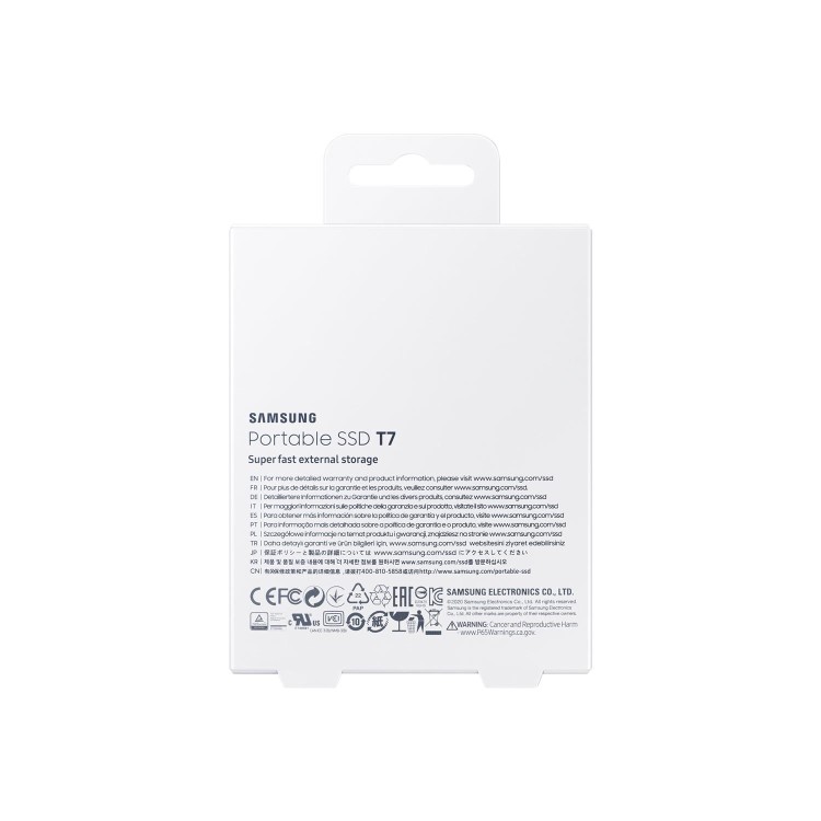 Samsung T7 External Portable SSD 2TB Blue