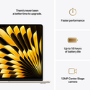 Apple MacBook Air 15 Inch M4 16GB RAM 256GB SSD 2025 - Starlight