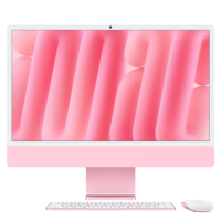 Apple iMac 2024 M4 10-Core 16GB RAM 512GB SSD 24 Inch 4.5K All-in-One PC - Pink
