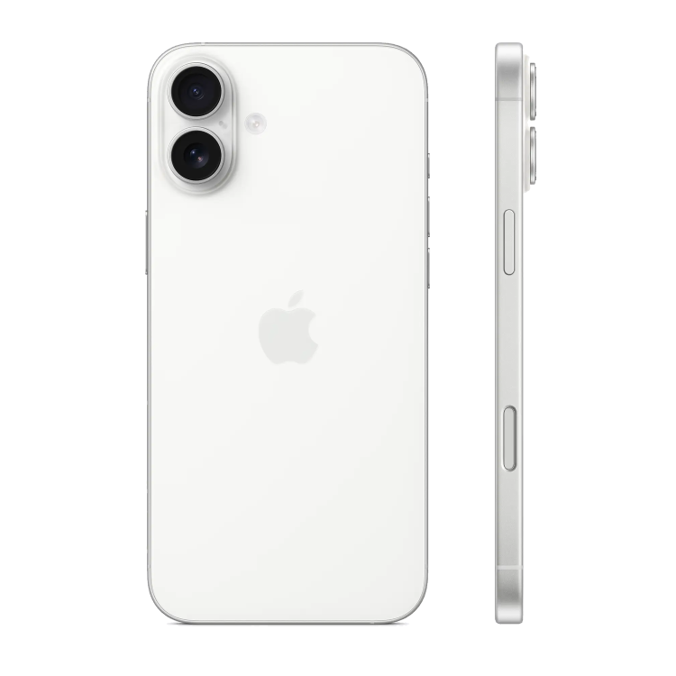 Apple iPhone 16 Plus White 6.7" 256GB 5G Unlocked & SIM Free Smartphone