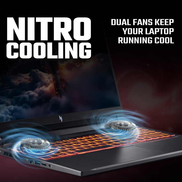 Acer Nitro V 16 AI V16 AI AMD Ryzen 7 16GB RAM 512GB SSD RTX 5050 180Hz 16 Inch Windows 11 Gaming Laptop
