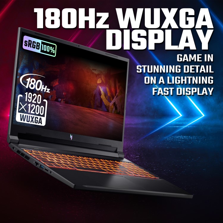 Acer Nitro V AMD Ryzen 7 16GB RAM 1TB SSD 180Hz RTX 5070 16 Inch Windows 11 Gaming Laptop