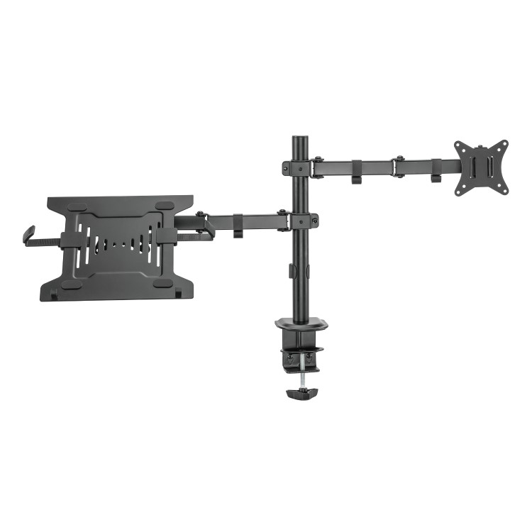 electriQ Monitor Arm with Laptop Tray
