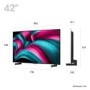 LG OLED42C55LA 42-Inch 4K OLED evo AI C5 Smart TV  Dolby Vision HDR10 & Alexa Built-in