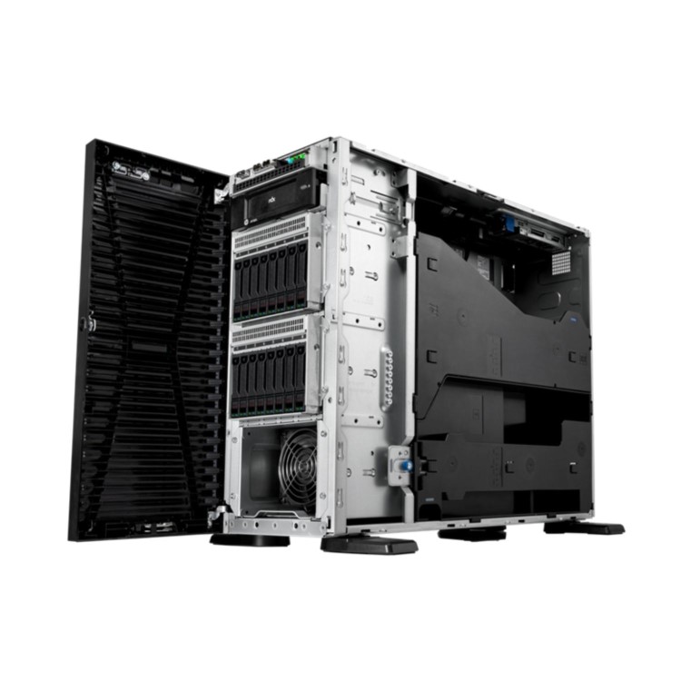 HPE ProLiant ML110 Gen11 Intel Xeon Silver 4510 2.4GHz 12c 64GB RAM 2x480GB SDD 4.5U Tower Server