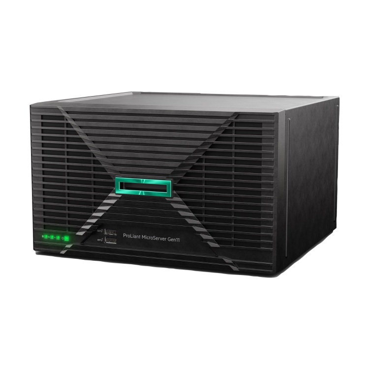 HPE ProLiant MicroServer Gen11 Intel Xeon 6325P 3.5GHz 4c 32GB RAM 4TB HDD Tower Server