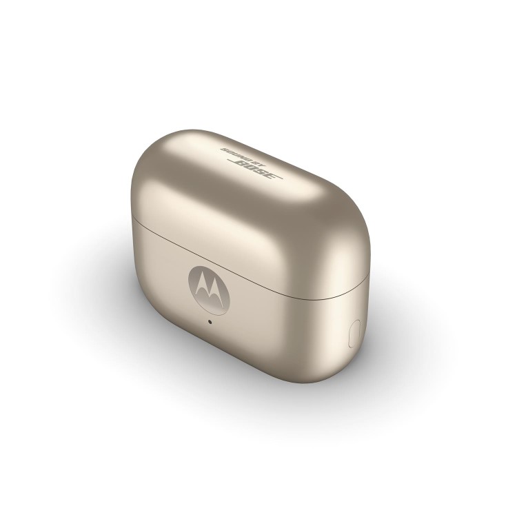 Motorola Moto Buds Loop Bluetooth Earphones - French Oak w/ crystals by Swarovski