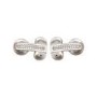 Motorola Moto Buds Loop Bluetooth Earphones - French Oak w/ crystals by Swarovski