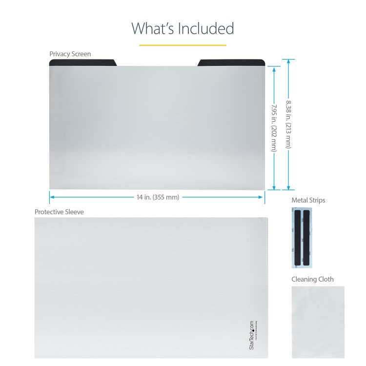 Startech Laptop Privacy Screen for 15 Inch Notebook