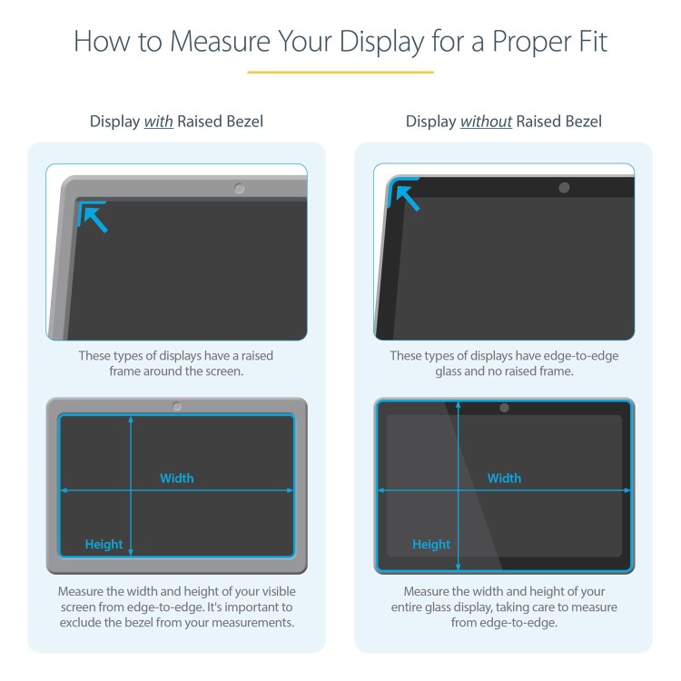 Startech Laptop Privacy Screen for 15 Inch Notebook