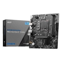 Box Opened MSI PRO H610M-E Intel H610 LGA 1700 DDR4 Micro ATX Motherboard