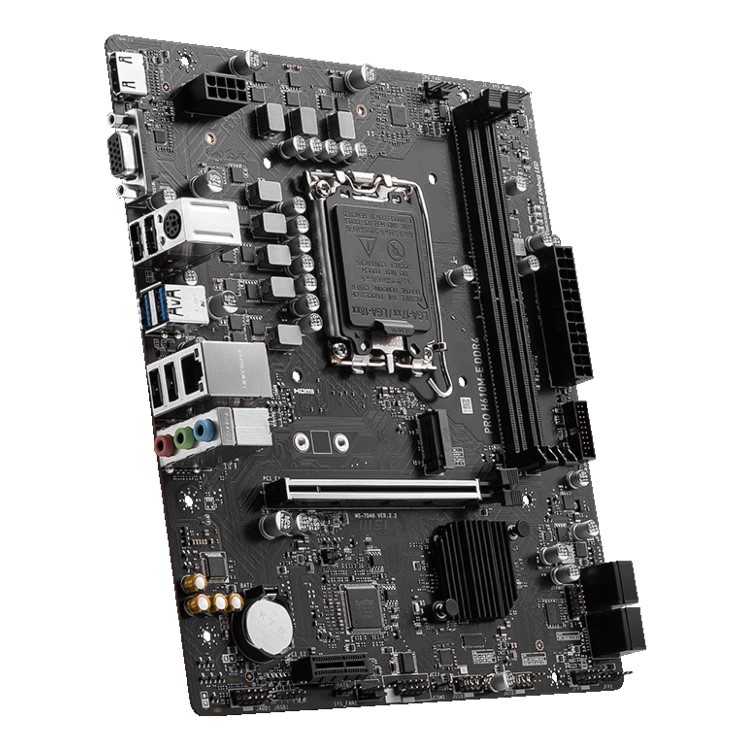 Box Opened MSI PRO H610M-E Intel H610 LGA 1700 DDR4 Micro ATX Motherboard