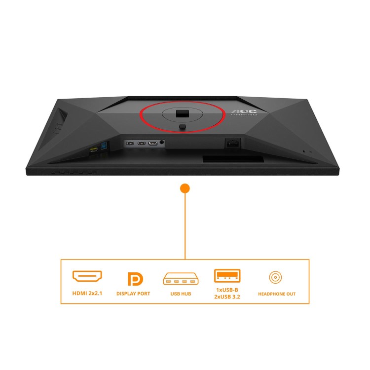 AOC G4 Q27G4SRU 27" Fast IPS QHD 320Hz 0.3ms Gaming Monitor