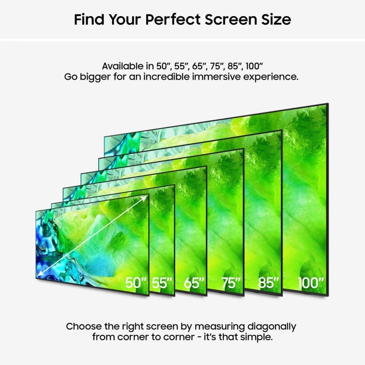 Samsung QE100QN80HUXXU 100" Neo QLED 4K Ultra HD Smart TV with Tizen OS  Massive Mini LED HDR Gaming TV Dolby Atmos & AI Smart Features