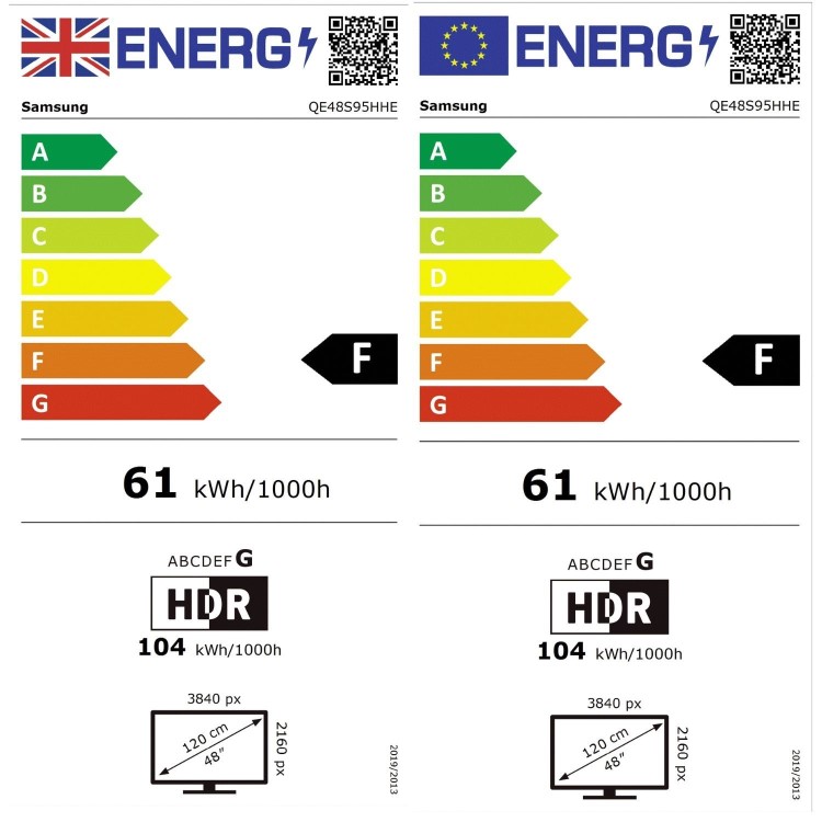 Samsung QE48S95HHEXXU 48" OLED 4K Smart TV – Samsung S95H Ultra HD HDR TV with OLED Glare Free Display Dolby Atmos & 165Hz Gaming