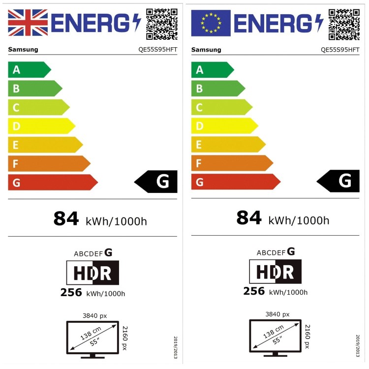 Samsung QE55S95HFTXXU 55" OLED 4K Smart TV – Samsung S95H Ultra HD HDR TV with Dolby Atmos AI Upscaling Infinity One Design & 165Hz Gaming