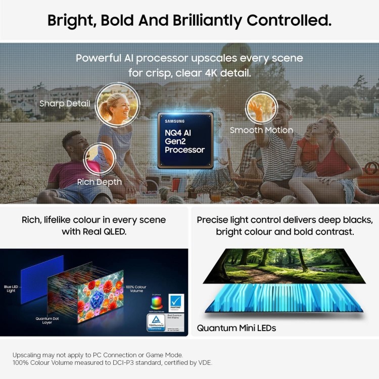 Samsung QE65QN80HAUXXU 65 Inch Neo QLED 4K Smart TV with Mini LED HDR10+ & Tizen