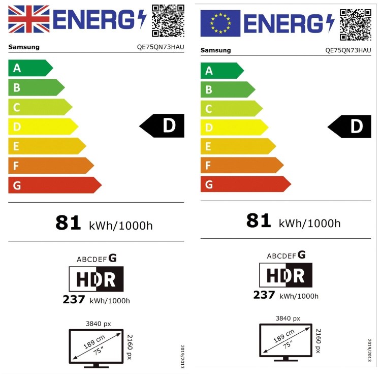 Samsung QE75QN73HAUXXU 75" Neo QLED 4K Ultra HD Smart TV with Tizen OS  Mini LED HDR TV Dolby Atmos & AI Gaming Features