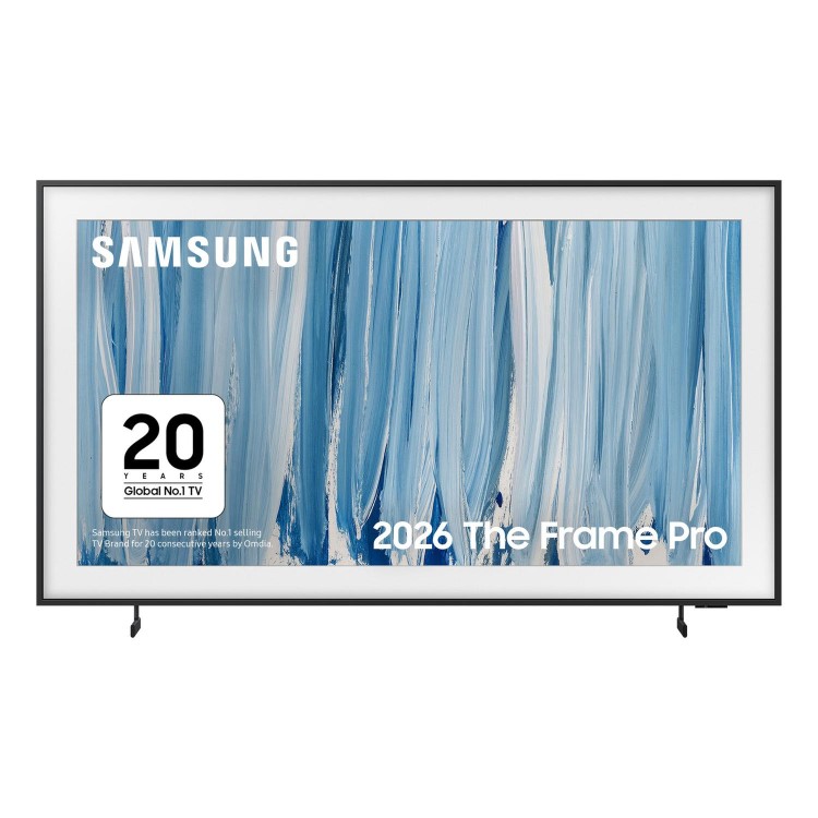 Samsung QE85LS03HWUXXU 85" The Frame Pro Neo QLED 4K Ultra HD Smart TV with Tizen OS  Glare Free Display Dolby Atmos & Art Mode