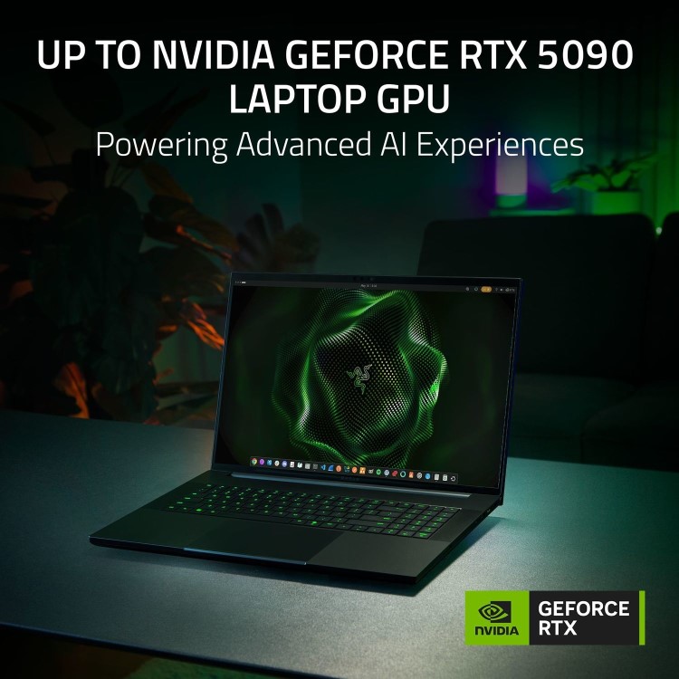 Razer Blade 18 Intel Core Ultra 9 64GB RAM 2TB SSD GeForce RTX 5090 240Hz 18 Inch Windows 11 Gaming Laptop
