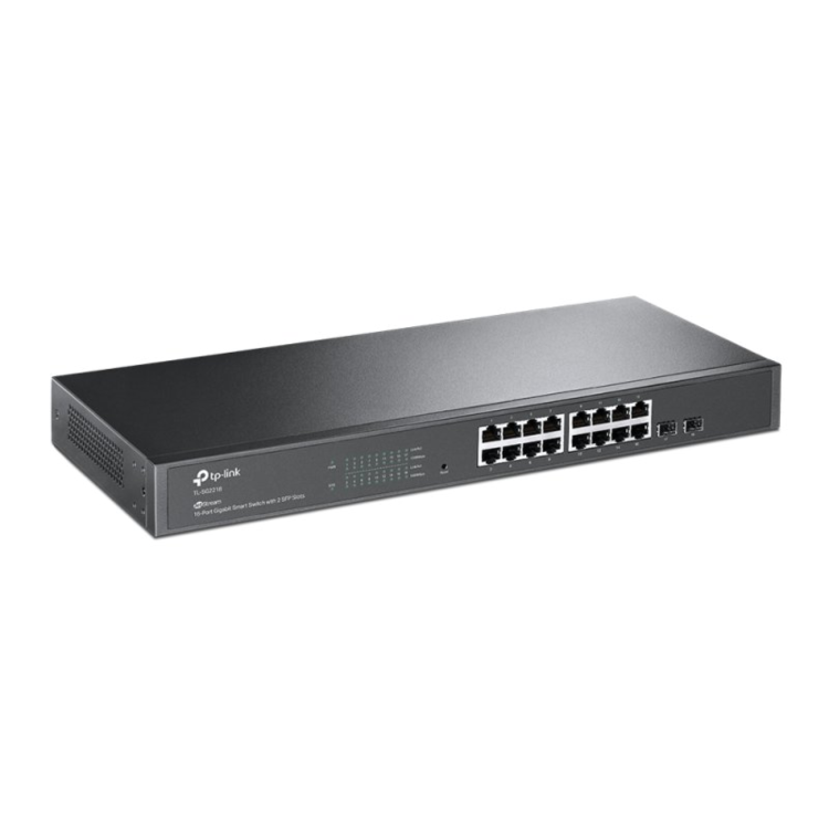 TP-Link JetStream 16-Port Gigabit Ethernet Non-PoE L2 Rack-mountable Managed Switch
