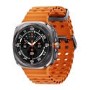Samsung Galaxy Watch Ultra 2025 47mm Titanium Grey 4G Smartwatch with Marine Orange Band - UK Stock