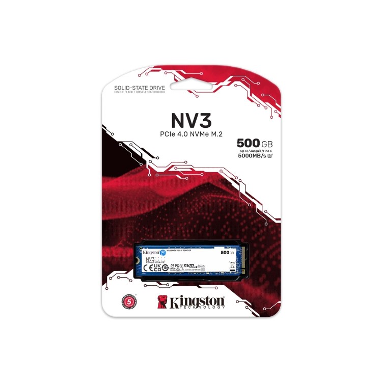 Kingston NV3 500GB M.2 2280 Internal SSD