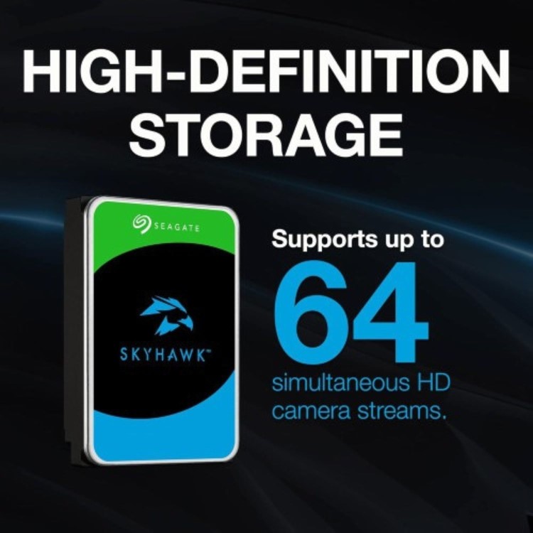 Seagate SkyHawk 8TB 3.5 Serial ATA III Internal Hard Drives