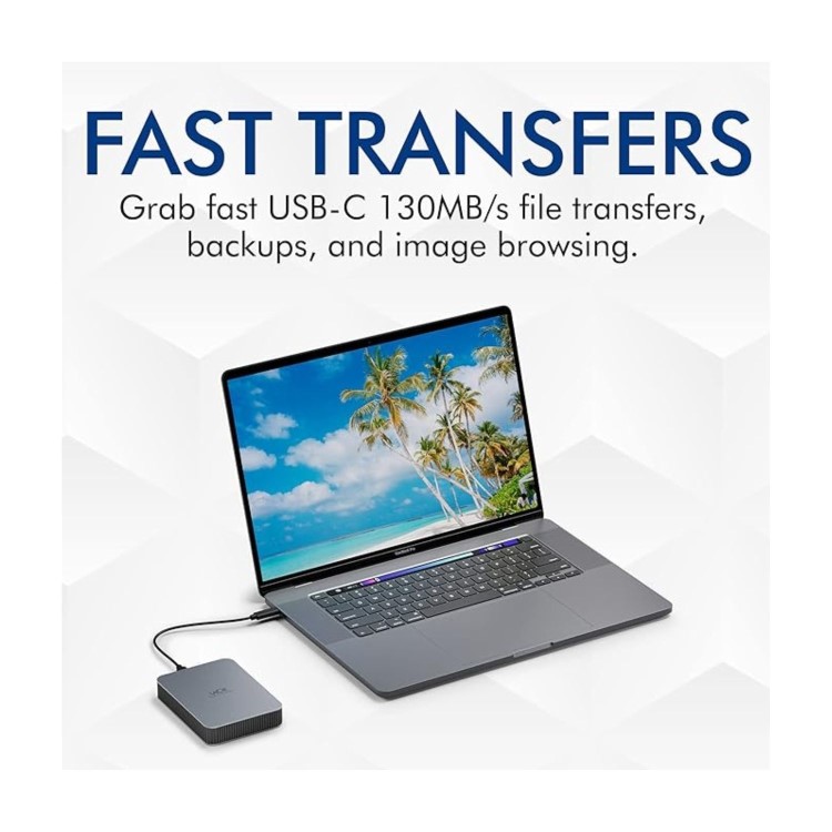 LaCie Mobile Drive Secure 2TB External Hard Drives