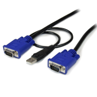 Startech 10 ft Ultra-Thin PC USBVGA KVM Cable