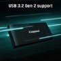 Kingston XS1000 2TB USB 3.2 Gen 2 Portable External SSD - Black