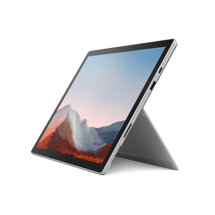 Refurbished Microsoft Surface Pro 7+ Core i7 11th gen 16GB RAM 256GB SSD 12.3 Inch Windows 11 Pro Tablet with Keyboard - Platinum