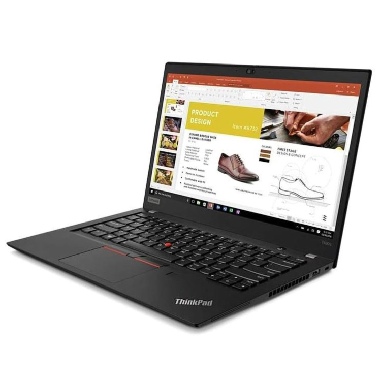 Refurbished Lenovo ThinkPad T490s Core i7 8th gen 16GB RAM 256GB SSD 14 Inch Windows 11 Pro Laptop
